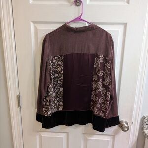 Patchwork Jacket with Floral Patterns